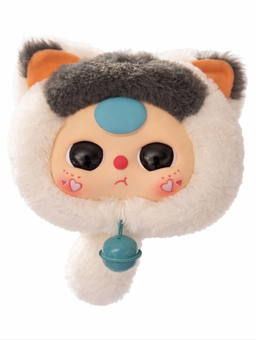 Baby Three Fortune‎ Cat Zipper Bag Plush - NIB - Siamese Cat